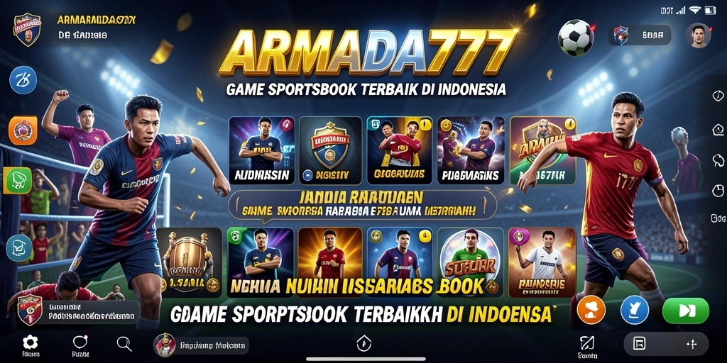 Tampilan gameplay Sportsbook yang menarik di ARMADA777.