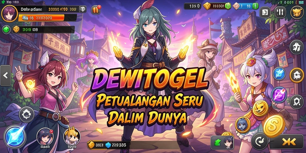 Tampilan gameplay DEWITOGEL yang dinamis dan penuh aksi.