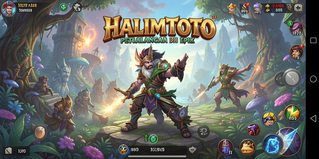 Tangkapan layar gameplay yang menampilkan pertarungan seru di HALIMTOTO.