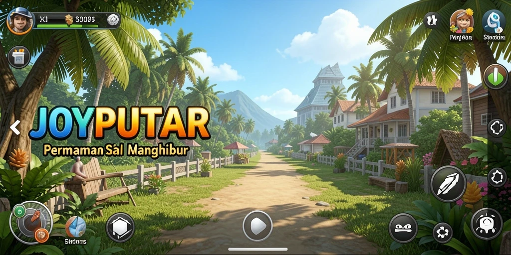 Tampilan gameplay JOYPUTAR yang menarik dan seru.