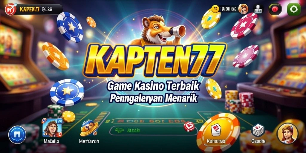 Tampilan gameplay Kasino yang menarik dengan berbagai pilihan permainan.