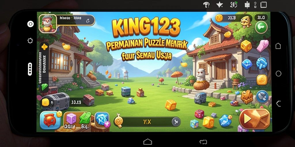Screenshot gameplay KING123 menunjukkan tantangan Puzzle yang menarik dan menyenangkan.