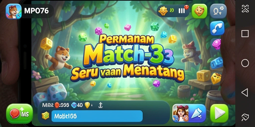 Tampilan gameplay seru dari MPO76 dengan grafis yang menawan.