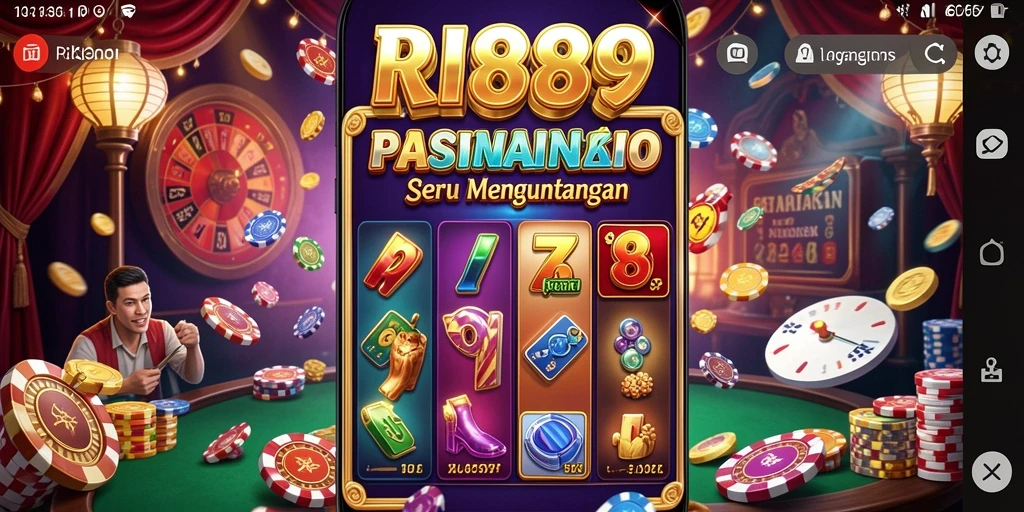 Tampilan depan <strong>RI889</strong> menunjukkan gameplay menegangkan dalam permainan Kasino.