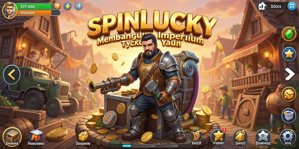 Tampilan gameplay SPINLUCKY yang menarik dan interaktif.