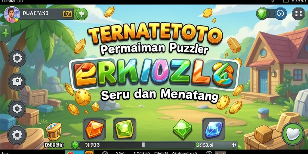 Tampilan gameplay TERNATETOTO yang seru dan menantang.