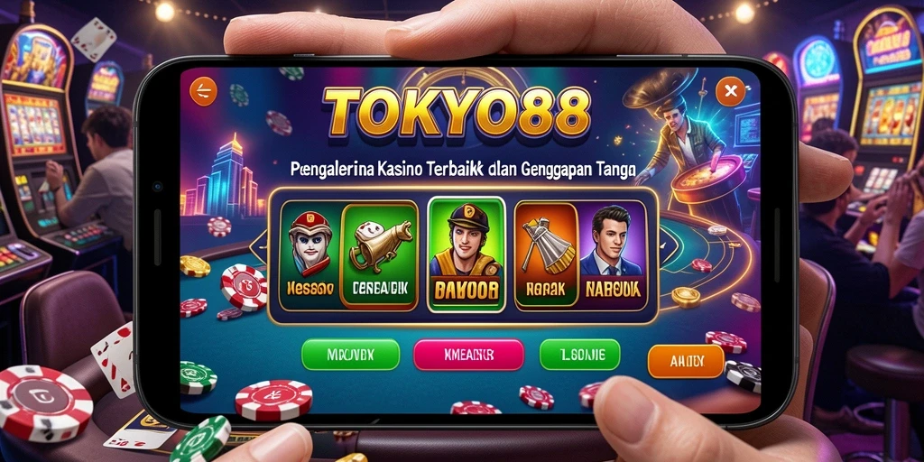 Tampilan gameplay seru dalam TOKYO88 dengan berbagai pilihan kasino.